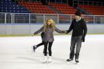 Amsterdam 4 januari 2011
Patty Brard en haar vriend Nicky v Dam schaatsend op de Jaap eden baan.
Peter Smulders bv