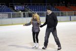 Amsterdam 4 januari 2011
Patty Brard en haar vriend Nicky v Dam schaatsend op de Jaap eden baan.
Peter Smulders bv