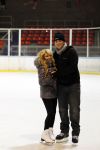 Amsterdam 4 januari 2011
Patty Brard en haar vriend Nicky v Dam schaatsend op de Jaap eden baan.
Peter Smulders bv
