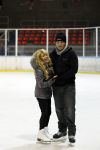 Amsterdam 4 januari 2011
Patty Brard en haar vriend Nicky v Dam schaatsend op de Jaap eden baan.
Peter Smulders bv