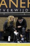 Amsterdam 4 januari 2011
Patty Brard en haar vriend Nicky v Dam schaatsend op de Jaap eden baan.
Peter Smulders bv