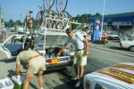27 Juni 1983Peter Post als ploegleider van de TI Raleigh wielerploeg in de Tour de France van 1983
Foto Peter Smulders BV
