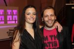 Hilversum 7 december 2011
Uitreiking radio bitches awards bij studio 21. Eva Koreman met vriend
Peter Smulders bv