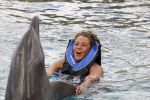 Curacao 8 januari 2011
Gerard Joling Patty Brard en Romy Omtzigt zwemmen bij de dolphin academy
bij seaquarium met dolfijnen.
Peter Smulders bv