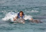 Curacao 8 januari 2011
Gerard Joling Patty Brard en Romy Omtzigt zwemmen bij de dolphin academy
bij seaquarium met dolfijnen.
Peter Smulders bv
