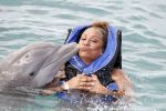 Curacao 8 januari 2011
Gerard Joling Patty Brard en Romy Omtzigt zwemmen bij de dolphin academy
bij seaquarium met dolfijnen.
Peter Smulders bv