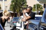 Curacao 8 januari 2012
Sunnery james haalt vrouw en Doutzen Kroes en zoon Phyllon op op het vliegveld van Curacao.
Peter Smulders bv
