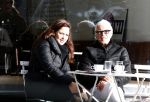 Amsterdam 10 januari 2012
Esmee de la bretonniere op terras met ...
Peter Smulders bv