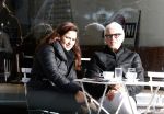 Amsterdam 10 januari 2012
Esmee de la bretonniere op terras met ...
Peter Smulders bv