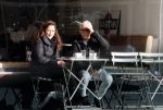 Amsterdam 10 januari 2012
Esmee de la bretonniere op terras met ...
Peter Smulders bv