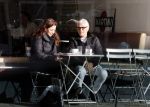 Amsterdam 10 januari 2012
Esmee de la bretonniere op terras met ...
Peter Smulders bv