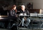 Amsterdam 10 januari 2012
Esmee de la bretonniere op terras met ...
Peter Smulders bv