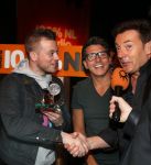 Hilversum, 9 Januari 2013
Uitreiking 100% NL Awards 2012
Gers Pardoel samen met Jan Smit, Peter v d Vorst en Gerard Joling
Foto Peter Smulders BV