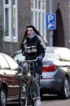 Amsterdam 13 januari 2013
Irene v d Laar op de fiets.
Peter Smulders bv