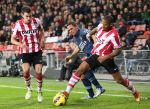 Eindhoven, 30 Januari 2013
1/4 Finale KNVB Beker PSV-Feyenoord, Seizoen 2012-2013, eindstand 2-1
Wesley Verhoek in duel met Jeremain Lens en Kevin Strootman
Foto Peter Smulders BV