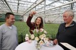 Spierdijk 17 januari 2013
Doop tulp Merel Delight vernoemd naar presentatrice Merel Westrik.
Peter Smulders bv
