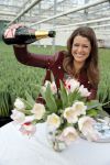 Spierdijk 17 januari 2013
Doop tulp Merel Delight vernoemd naar presentatrice Merel Westrik.
Peter Smulders bv