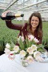 Spierdijk 17 januari 2013
Doop tulp Merel Delight vernoemd naar presentatrice Merel Westrik.
Peter Smulders bv