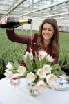 Spierdijk 17 januari 2013
Doop tulp Merel Delight vernoemd naar presentatrice Merel Westrik.
Peter Smulders bv