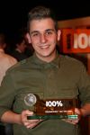 Hilversum, 9 Januari 2013
Uitreiking 100% NL Awards 2013
Nielson, Nieuwkomer van het jaar
Foto Peter Smulders BV