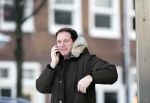 Amsterdam 16 januari 2013
Robert Leroy bellend op straat.
Peter Smulders bv