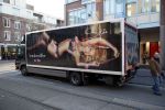 Amsterdam 10 januari 2013
Sylvie v d Vaart op vrachtwagen van Hunkemoller.
Peter Smulders bv