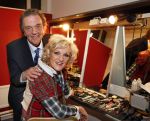 Utrecht 5 januari 2012
Premiere show Tineke Schouten in schouwburg Utrecht. Tineke met haar man Hans
Peter Smulders bv