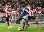 Eindhoven, 30 Januari 2013
1/4 Finale KNVB Beker PSV-Feyenoord, Seizoen 2012-2013, eindstand 2-1
Wesley Verhoek in duel met Jeremain Lens en Kevin Strootman
Foto Peter Smulders BV