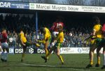 Eindhoven, 3 September 1987 Kompetitiewedstrijd PSV-Fortuna SC, eindstand 2-1 met o.a. Ruud Gullit
Foto Peter Smulders BV