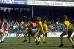 Eindhoven, 3 September 1987 Kompetitiewedstrijd PSV-Fortuna SC, eindstand 2-1 met o.a. Ruud Gullit
Foto Peter Smulders BV