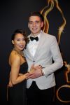 Utrecht 7 januari 2015
Musical awards gala in het Beatrix theater.
Aicha Gill met vriend