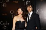 Amsterdam 12 januari 2015
Premiere onder het hart in het Anne theater.
Anna Drijver en partner Benja Bruijning