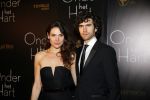 Amsterdam 12 januari 2015
Premiere onder het hart in het Anne theater.
Anna Drijver en partner Benja Bruijning