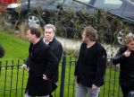 Fijnaart 10 januari 2015Begrafenis van de vader van Frans en Dorus Bauer; Chris in de kerk in Fijnaart.De moeder van Frans en Mariska en de kinderen zijn natuurlijk aanwezig. Benno de Leeuw