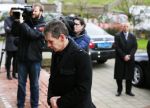Fijnaart 10 januari 2015                                                                                                     Begrafenis van de vader van Frans en Dorus Bauer; Chris in de kerk in Fijnaart.De moeder van Frans en Mariska en de kinderen zijn natuurlijk aanwezig.