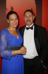 Amsterdam 16 december 2014
Sportman van het jaar verkiezing in de RAI.
Enith Brigitha met partner