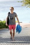 Curacao 2 januari 2015
Ewout Genemans met zijn broer Bauke bij beach club Karakter op Coral Estate.