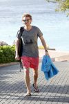 Curacao 2 januari 2015
Ewout Genemans met zijn broer Bauke bij beach club Karakter op Coral Estate.