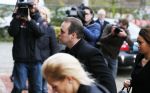 Fijnaart 10 januari 2015                                                                                                     Begrafenis van de vader van Frans en Dorus Bauer; Chris in de kerk in Fijnaart.De moeder van Frans en Mariska en de kinderen zijn natuurlijk aanwezig.