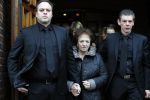 Fijnaart 10 januari 2015                                                                                                     Begrafenis van de vader van Frans en Dorus Bauer; Chris in de kerk in Fijnaart.De moeder van Frans en Mariska en de kinderen zijn natuurlijk aanwezig.