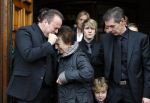 Fijnaart 10 januari 2015                                                                                                     Begrafenis van de vader van Frans en Dorus Bauer; Chris in de kerk in Fijnaart.De moeder van Frans en Mariska en de kinderen zijn natuurlijk aanwezig.