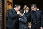 Fijnaart 10 januari 2015                                                                                                     Begrafenis van de vader van Frans en Dorus Bauer; Chris in de kerk in Fijnaart.De moeder van Frans en Mariska en de kinderen zijn natuurlijk aanwezig.