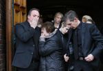 Fijnaart 10 januari 2015                                                                                                     Begrafenis van de vader van Frans en Dorus Bauer; Chris in de kerk in Fijnaart.De moeder van Frans en Mariska en de kinderen zijn natuurlijk aanwezig.