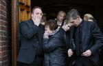 Fijnaart 10 januari 2015                                                                                                     Begrafenis van de vader van Frans en Dorus Bauer; Chris in de kerk in Fijnaart.De moeder van Frans en Mariska en de kinderen zijn natuurlijk aanwezig.