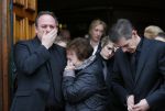 Fijnaart 10 januari 2015                                                                                                     Begrafenis van de vader van Frans en Dorus Bauer; Chris in de kerk in Fijnaart.De moeder van Frans en Mariska en de kinderen zijn natuurlijk aanwezig.