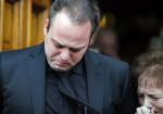Fijnaart 10 januari 2015                                                                                                     Begrafenis van de vader van Frans en Dorus Bauer; Chris in de kerk in Fijnaart.De moeder van Frans en Mariska en de kinderen zijn natuurlijk aanwezig.