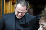 Fijnaart 10 januari 2015                                                                                                     Begrafenis van de vader van Frans en Dorus Bauer; Chris in de kerk in Fijnaart.De moeder van Frans en Mariska en de kinderen zijn natuurlijk aanwezig.