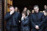 Fijnaart 10 januari 2015                                                                                                     Begrafenis van de vader van Frans en Dorus Bauer; Chris in de kerk in Fijnaart.De moeder van Frans en Mariska en de kinderen zijn natuurlijk aanwezig.