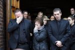 Fijnaart 10 januari 2015                                                                                                     Begrafenis van de vader van Frans en Dorus Bauer; Chris in de kerk in Fijnaart.De moeder van Frans en Mariska en de kinderen zijn natuurlijk aanwezig.