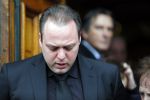 Fijnaart 10 januari 2015                                                                                                     Begrafenis van de vader van Frans en Dorus Bauer; Chris in de kerk in Fijnaart.De moeder van Frans en Mariska en de kinderen zijn natuurlijk aanwezig.